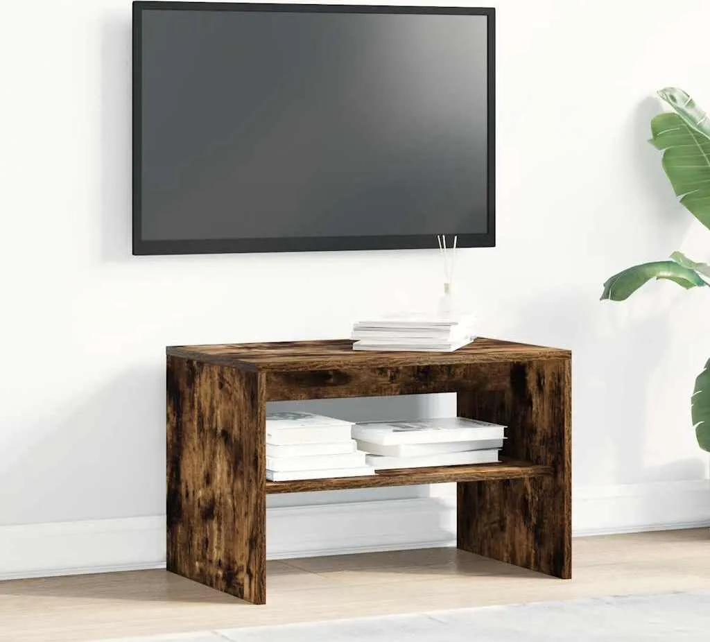Maison Exclusive Mobile TV Rovere Affumicato 60x40x40 cm Legno - Offerta - 3