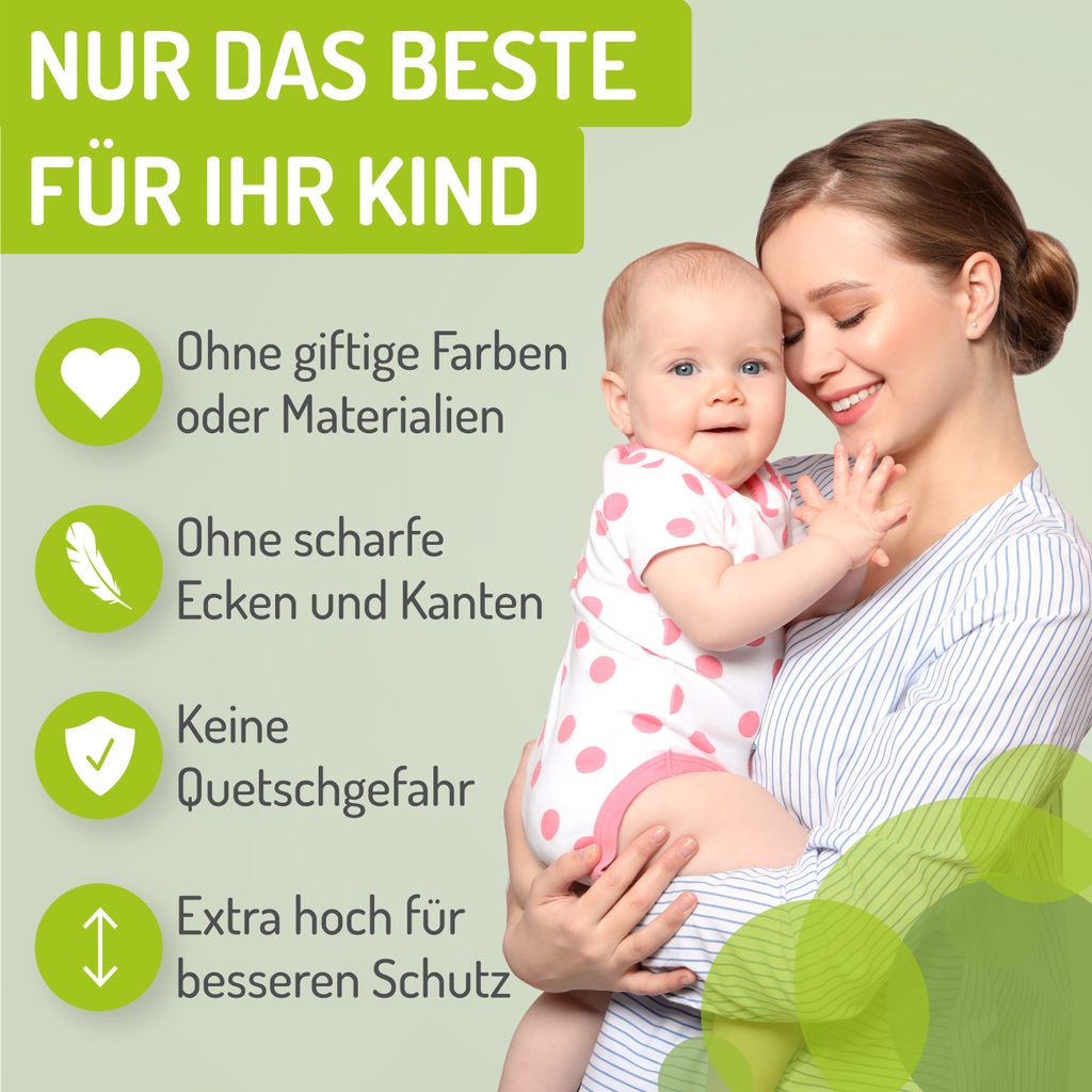 BOMI® Türschutzgitter Ohne Bohren 63-251 cm | 90° Produktbild 6
