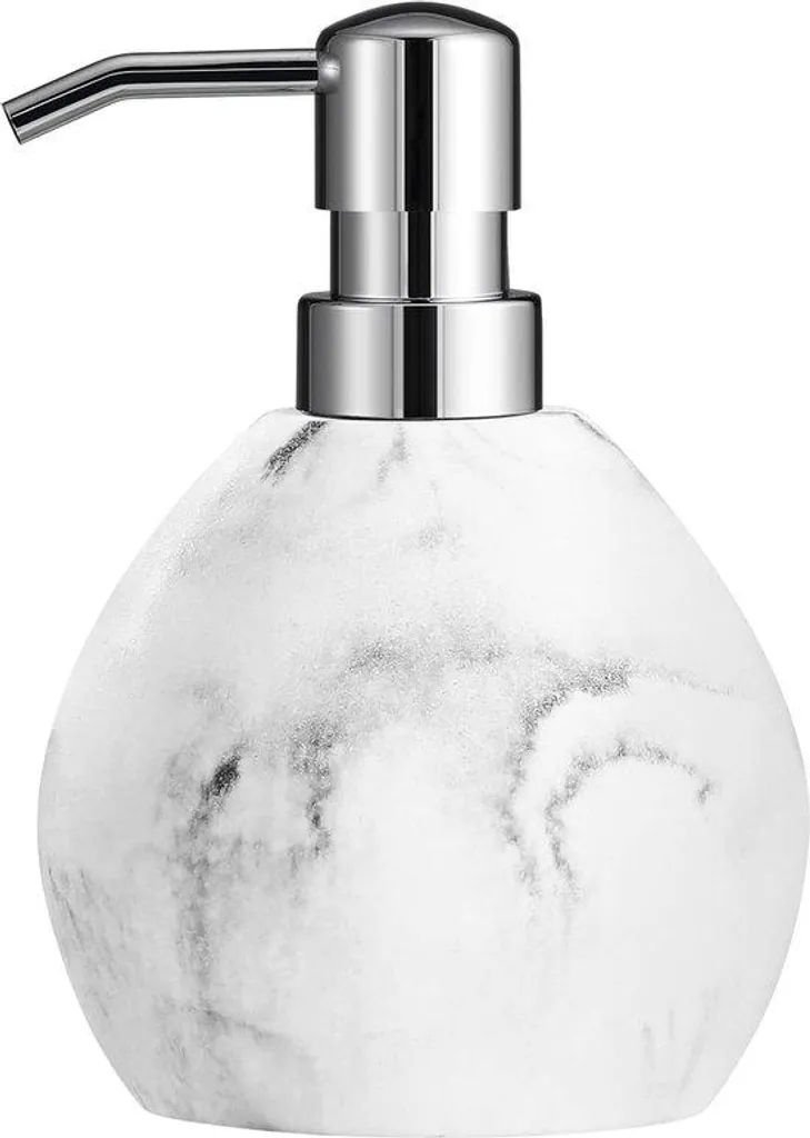 Distributeur de savon liquide poire 450 ml rechargeable pour la salle de bain