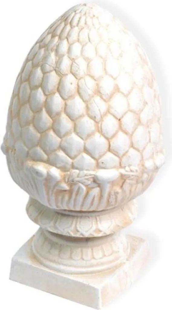 Décoration de jardin Ananas en fonte Art Nouveau pour extérieur Chic