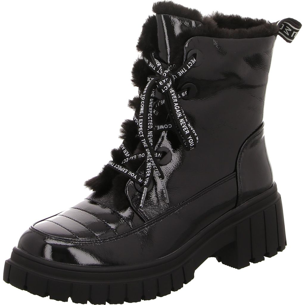 Artiker Schnür-,Zug-u.Schnallenstiefel in schwarz, Gr. 41