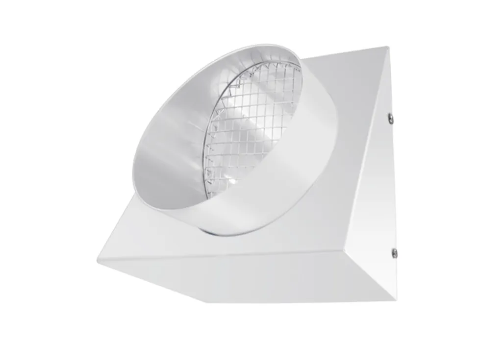 Raccord mural DN 125 blanc MAICO KW-FL 12W résistant aux UV