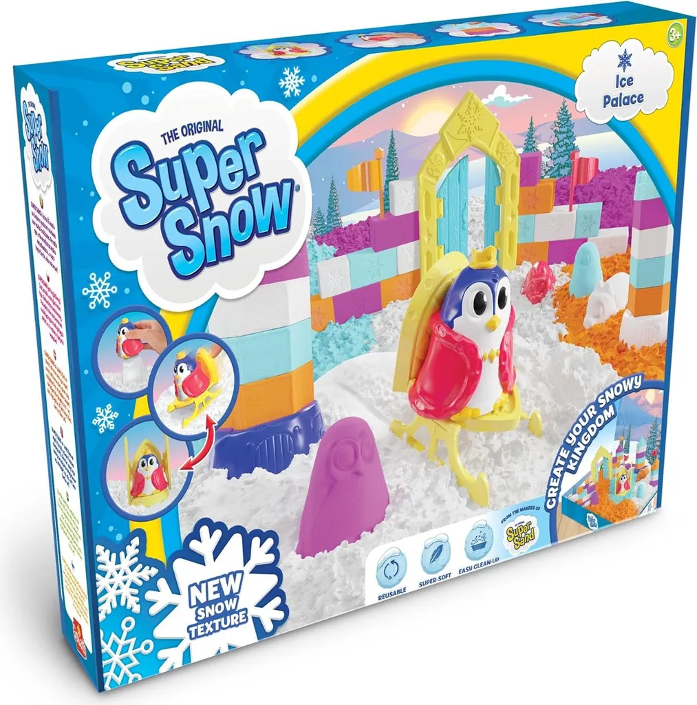 Super Snow Goliath Nisip Modelabil Multicolor - Texture Neige Douce
