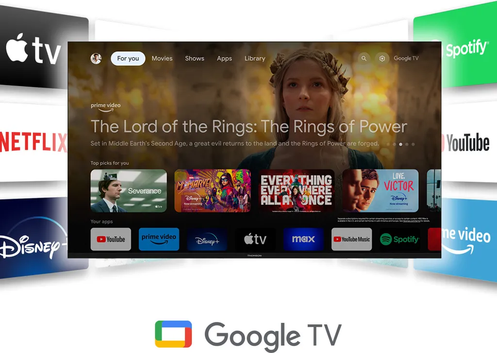 Thomson Streaming Stick Google TV avec Bluetooth et Chromecast Intégré - 6