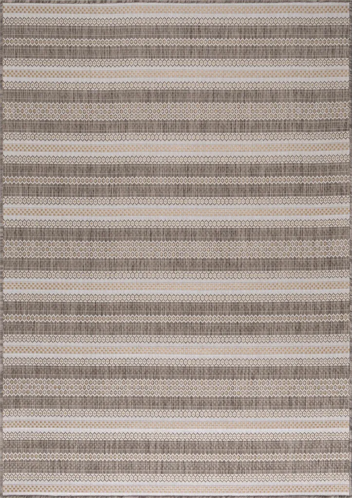 Tapis Beige Sunny Faye 120x170cm Résistant aux UV et Intempéries