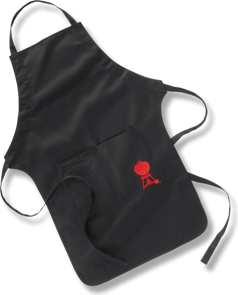 Weber Grill 6474 Grillschürze Schwarz mit rotem Kettle Produktbild 