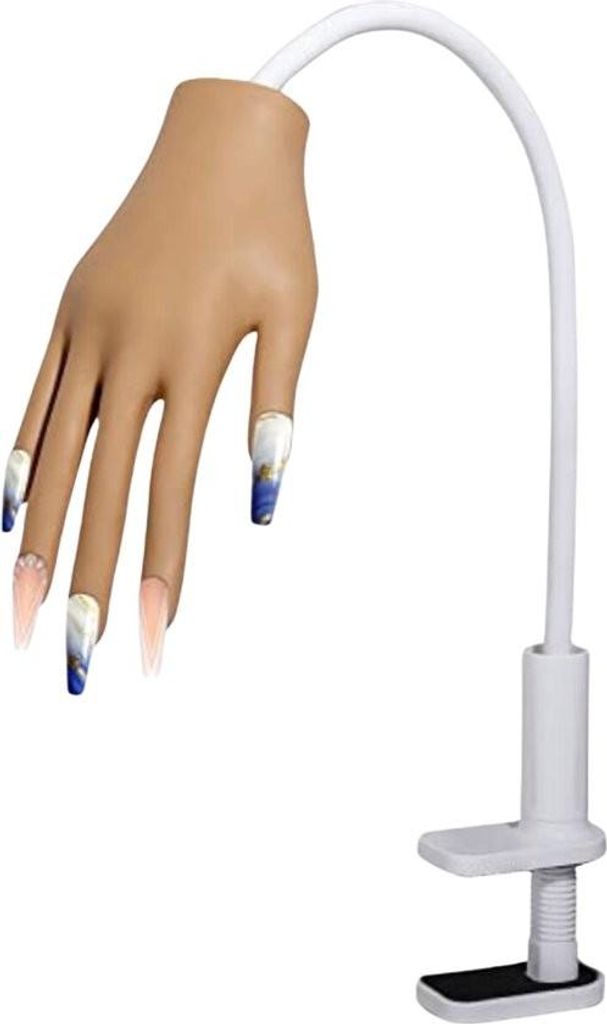 Nageltrainer – Einfache Anwendung für Anfänger – Realistische Übungshand für Acryl- und Gelnägel – Geeignet für Schulungen und Kurse ...
