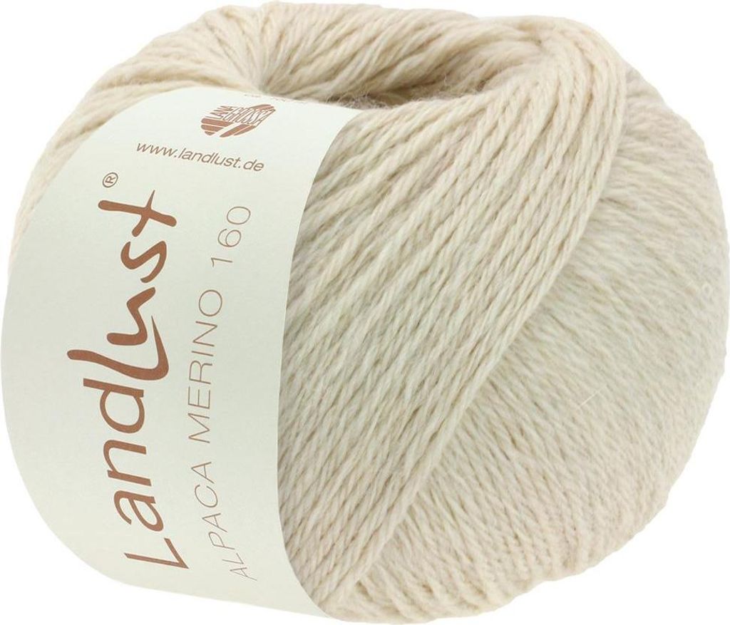 Lana Grossa - Landlust Alpaka Merino 160 0402 hellbeige Produktbild 