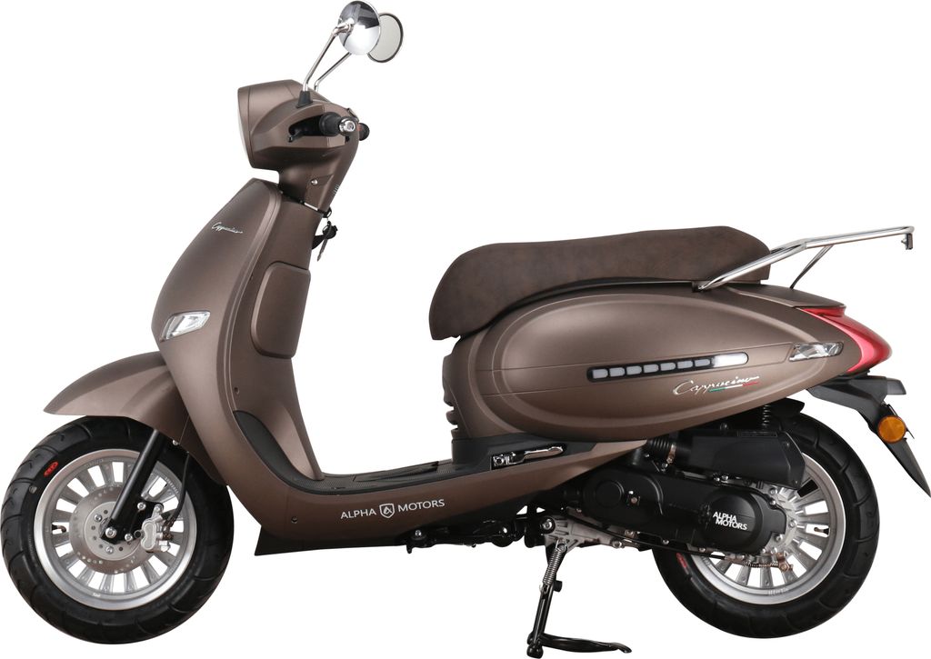 Motorroller Cappucino 50 ccm 45 kmh EURO 5 mattbraun Produktbild 6