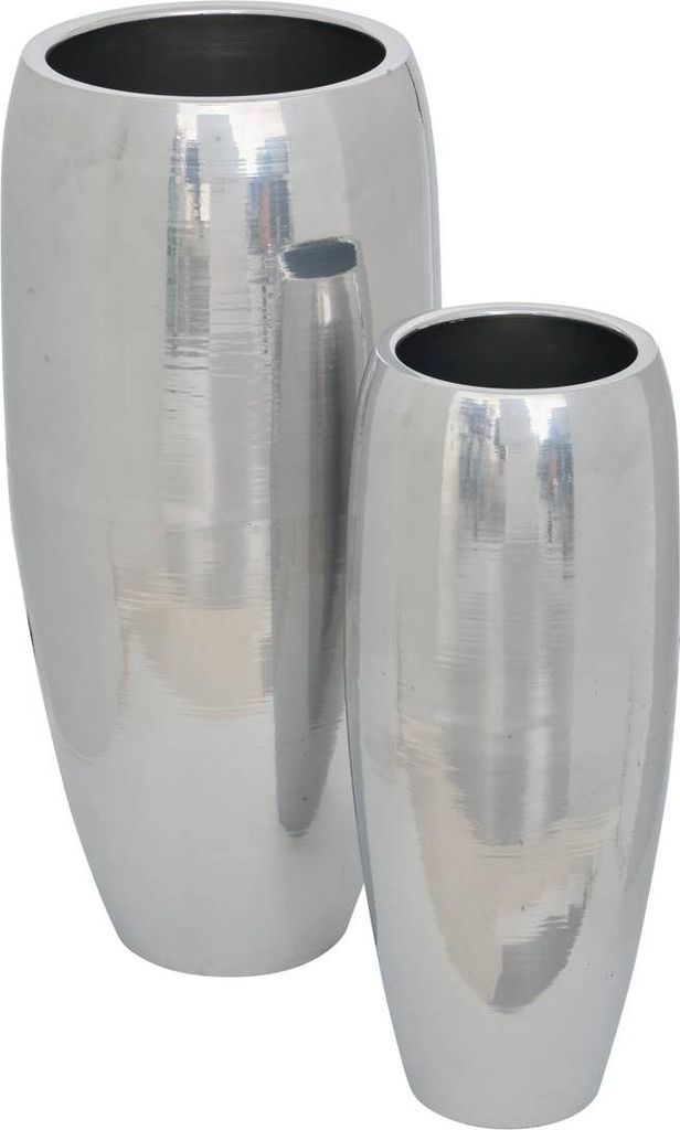 2 reso topfüberzieher aus stahl 33x33x70cm silber  - Produktbild 