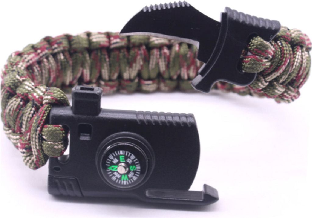 Überlebensarmband Typ2 – Vielseitiges Paracord-Armband mit Zubehör KP16719