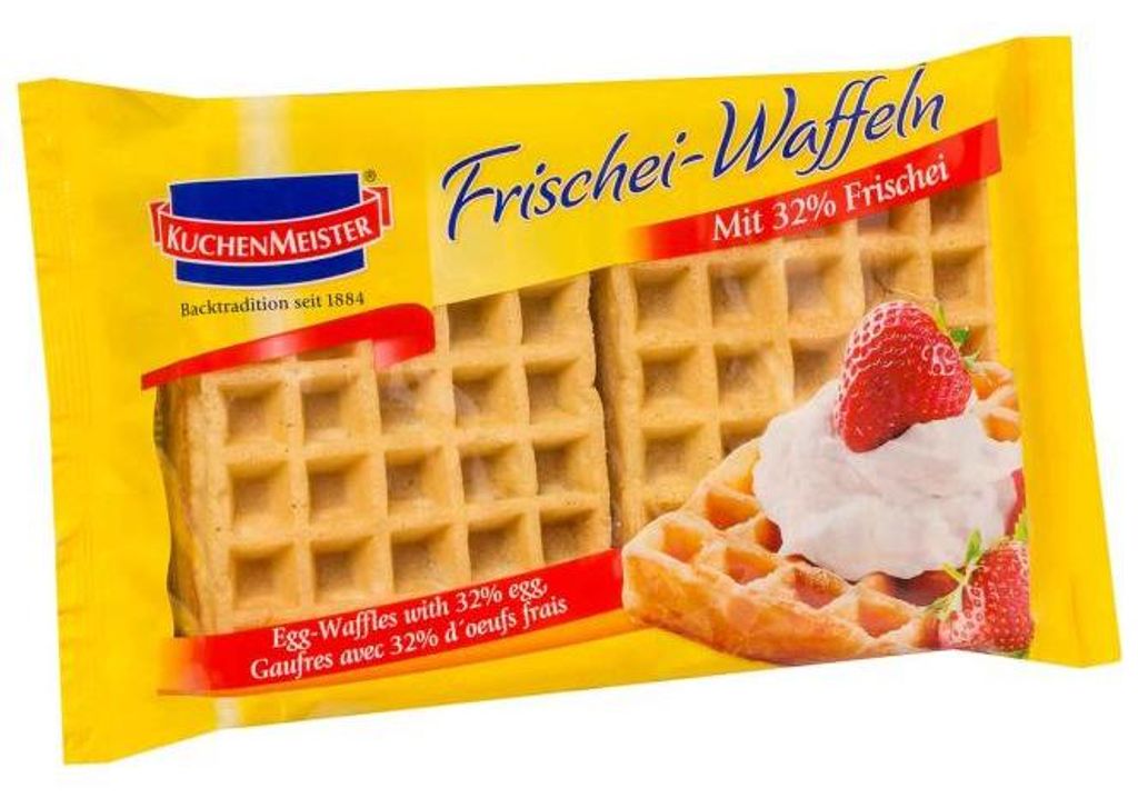 KuchenMeister Frischei-Waffeln 250g Produktbild 