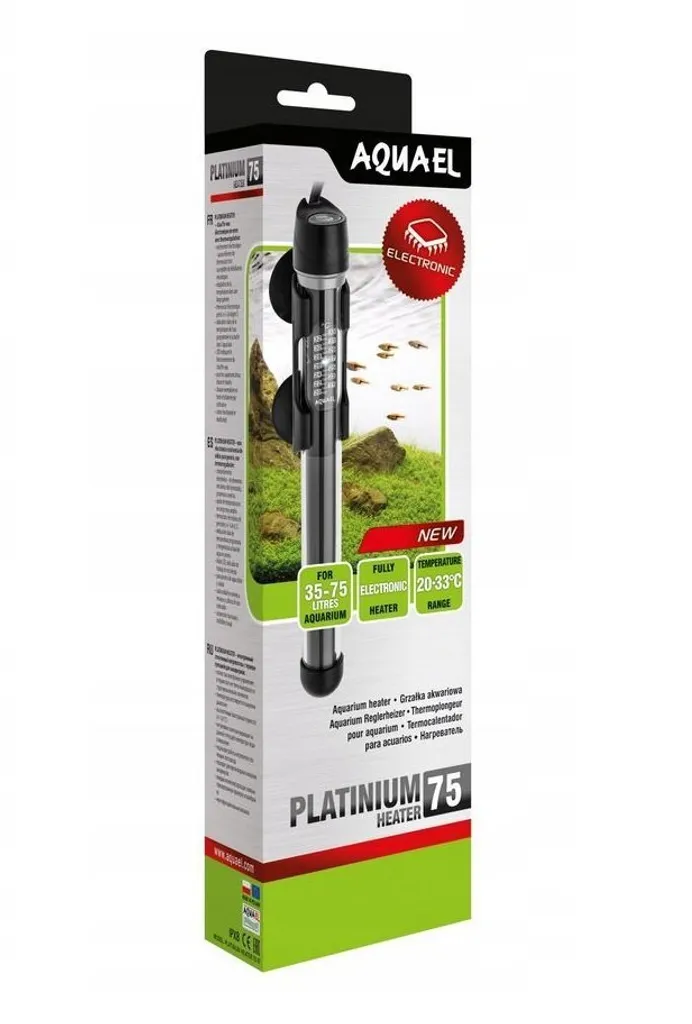 Riscaldatore in vetro Riscaldatore in PLATINO 75 W