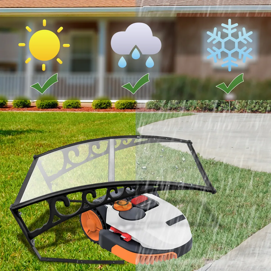 Toit pour Robot Tondeuse Anti-UV et Grêle - Protection Durable 103 cm - 7
