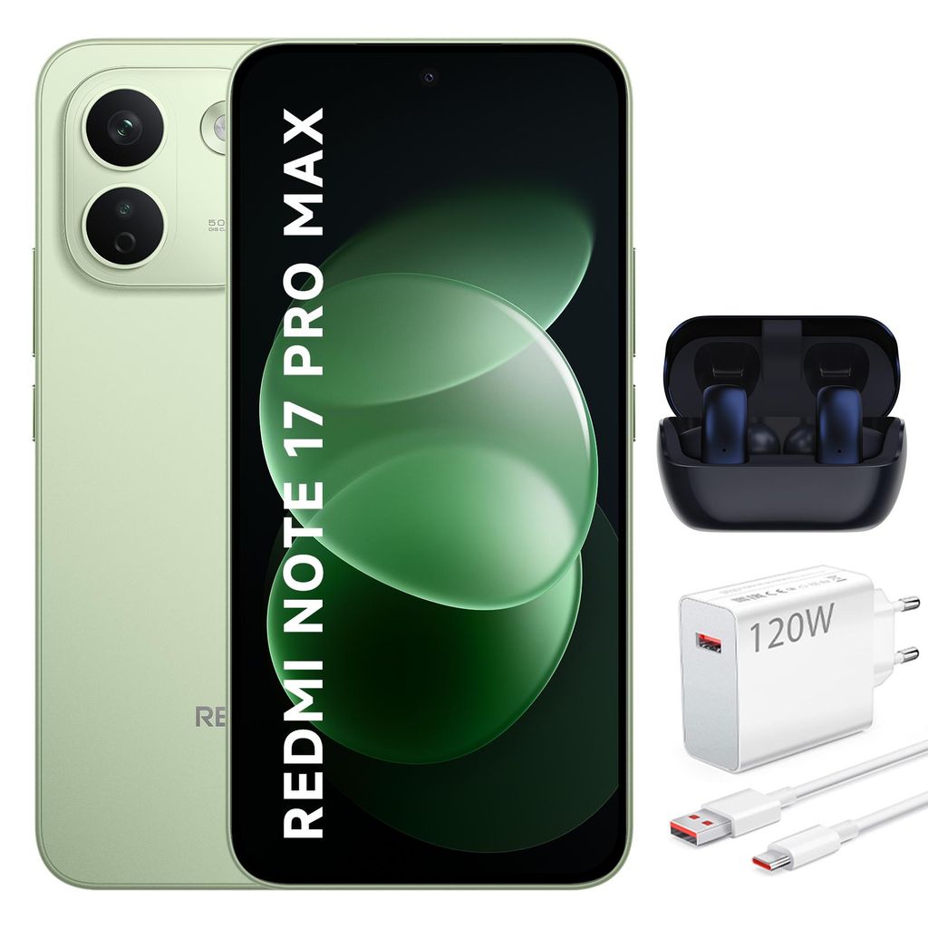 XAIOMI REDMI Note 17 Pro Max 5G 8GB 512GB Smartphone Grün Produktbild 