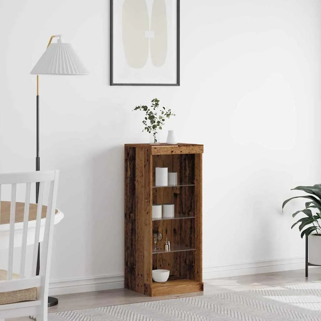 Credenza vidaXL LED Altholz 100cm | Mobile Salotto Urban Chic LED