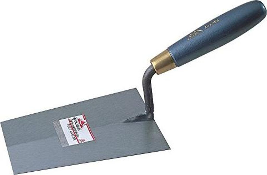 STUBAI Stukkaturkelle met.blau,Kon.geschl 170 mm