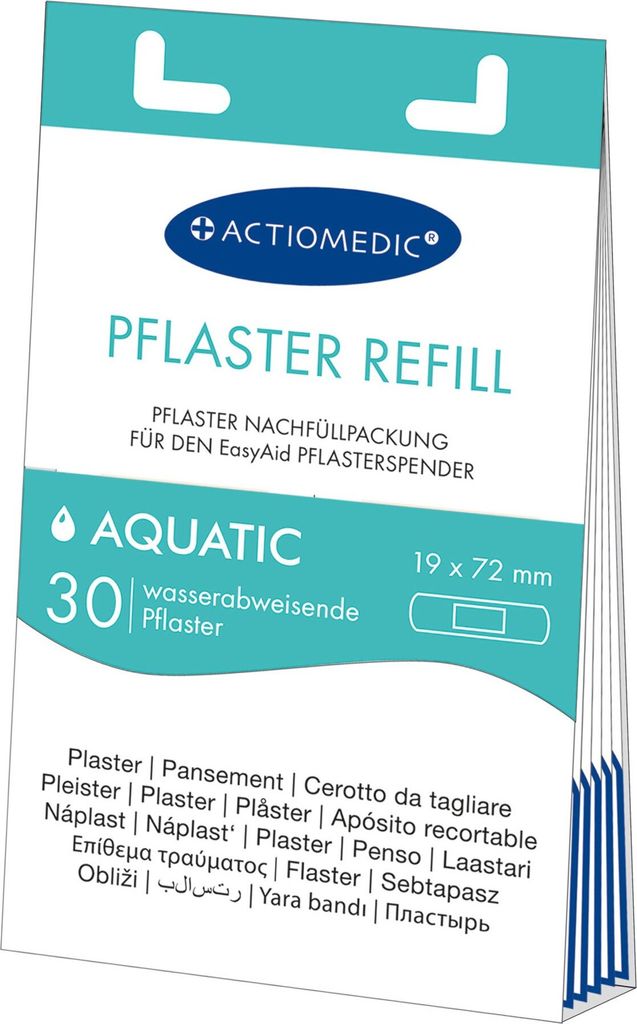 Gramm Medical EasyAid Refill Strips 19 x 72 mm AQUATIC 30 Stk