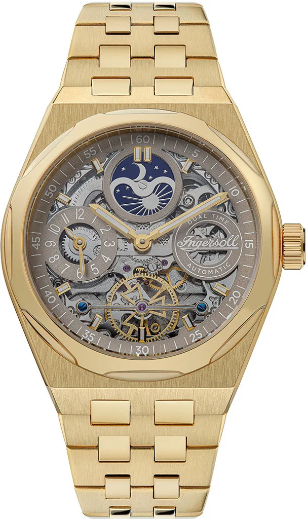 Montre Voyageur Ingersoll I12902 Broadway Automatique 5ATM pour Homme
