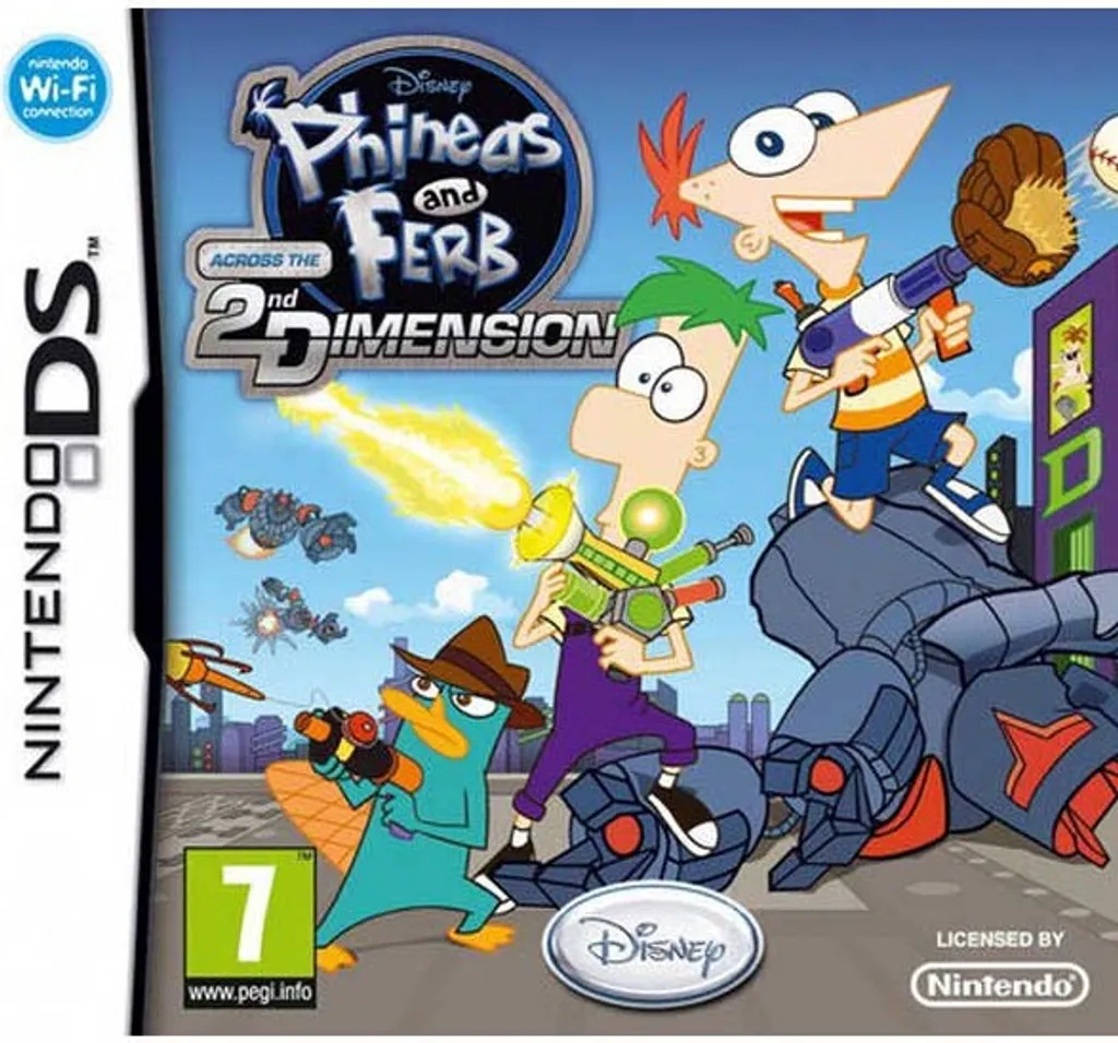 Jeu Nintendo DSi XL Phineas and Ferb pour s'amuser en voyage PAL