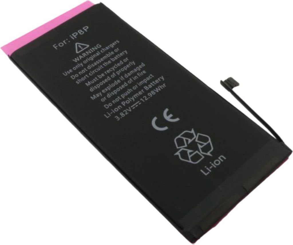 Avizar, Akku iPhone 8 Plus 3,82 V 3400 mAh Li-Polymer (Ref 616-00367), Schwarz