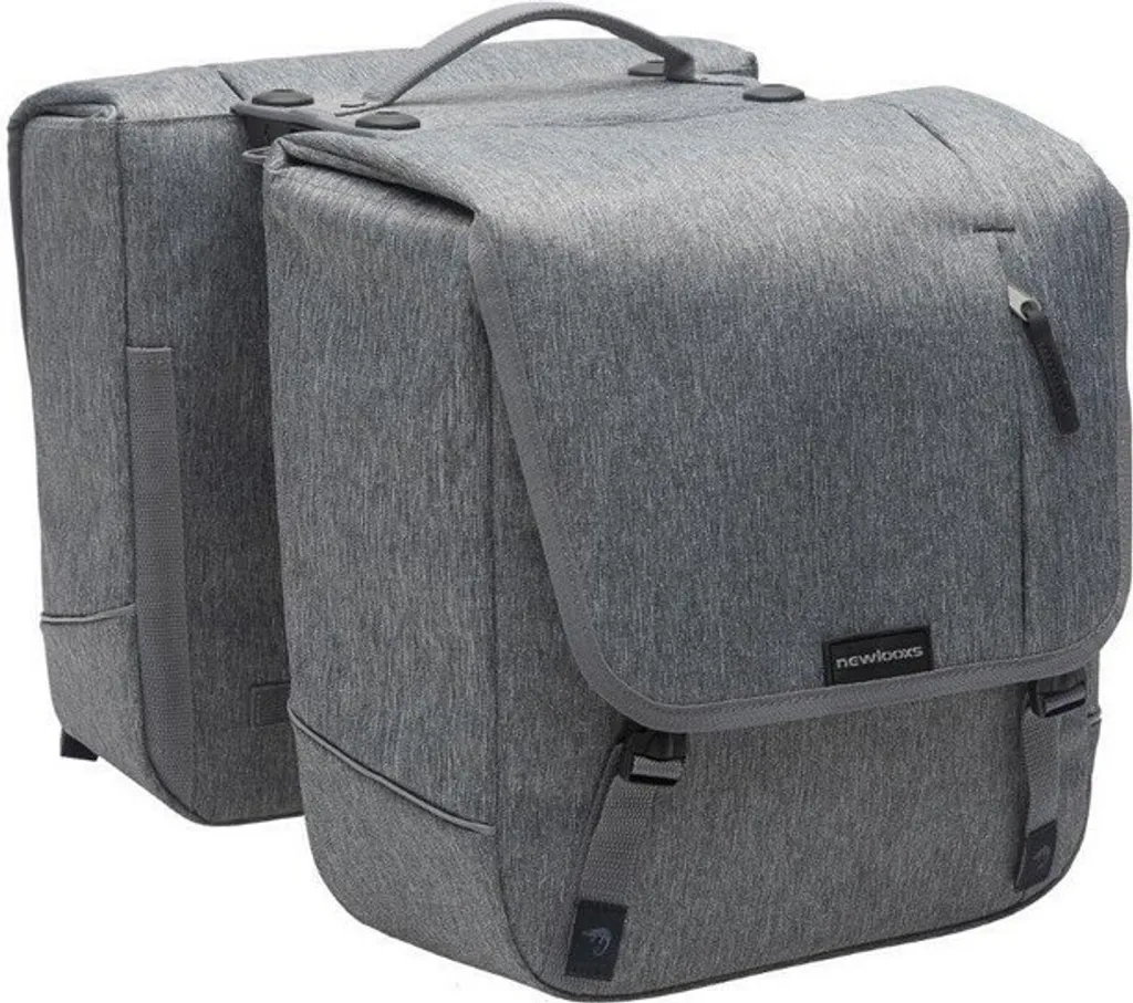 Sacoche Vélo Double 32L Stable et Rapide - Nova RT Grise New Looxs