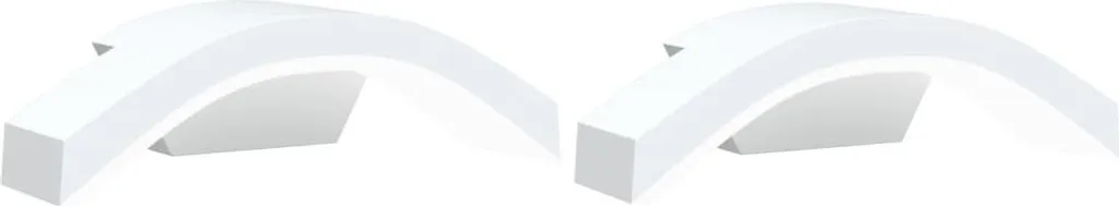 Offerta 2 Applique LED Esterno Alluminio Bianco IP54 | Prezzo Stock