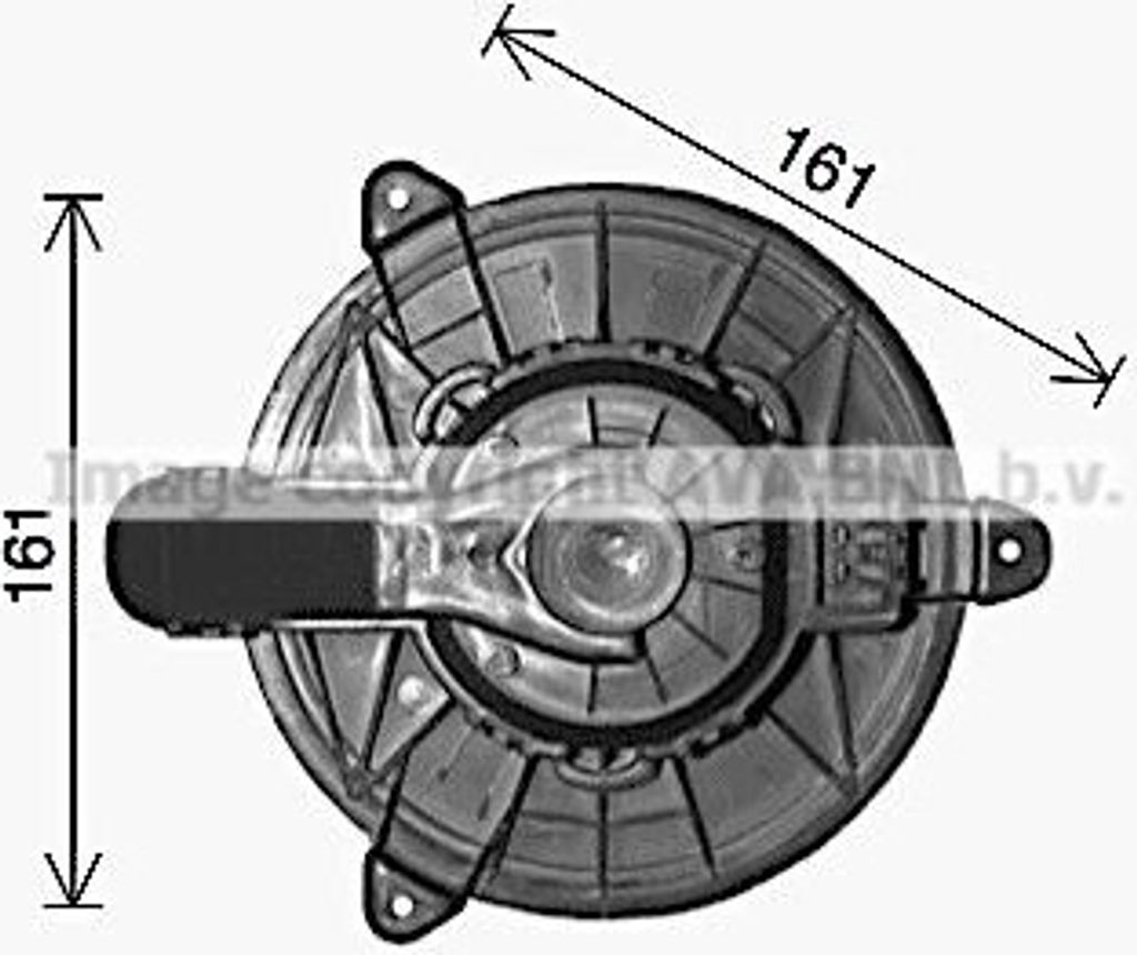 PRASCO FD8668 - OE 1752046 Gebläsemotor für B-Max, Transit V363, Ecosport, KA+ (FK), Tourneo Connect, Transit Courier