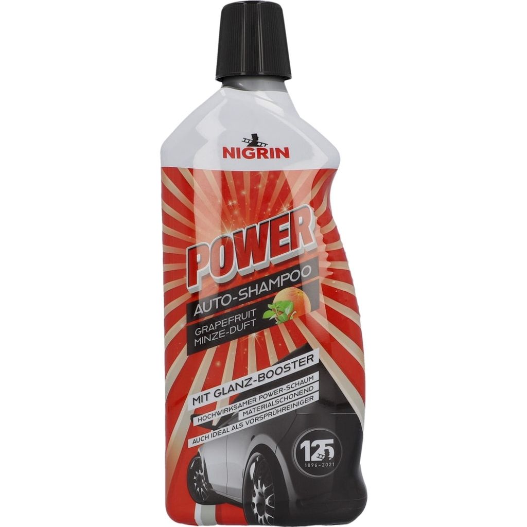 NIGRIN Power Auto-Shampoo Grapefruit-Minze 1L - Mit Glanz-Booster (1er Pack)