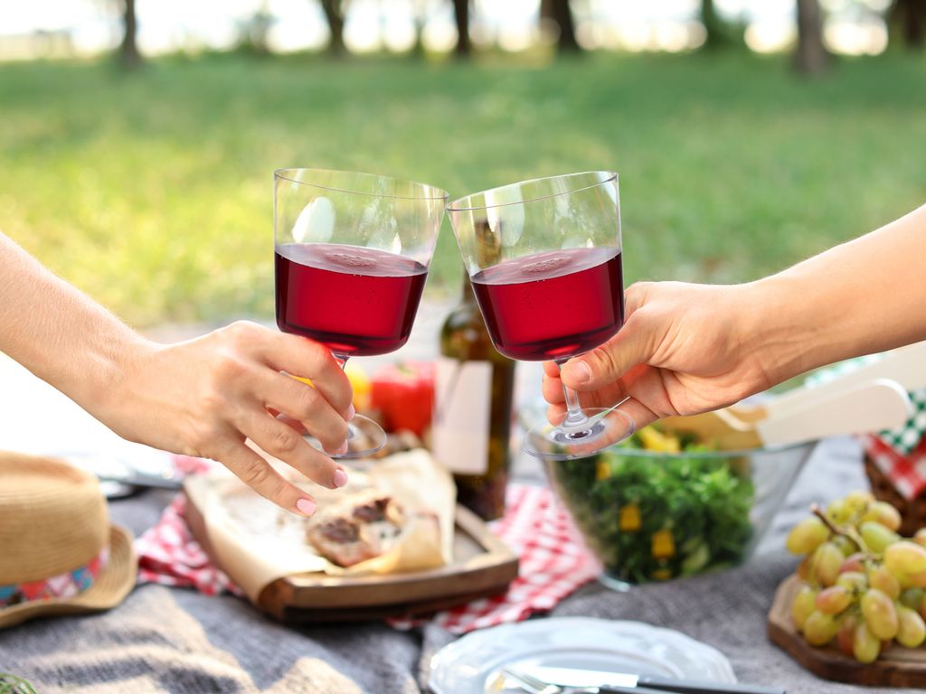Camping Gläser, bruchsichere Tritan Weingläser für Garten, Produktbild 