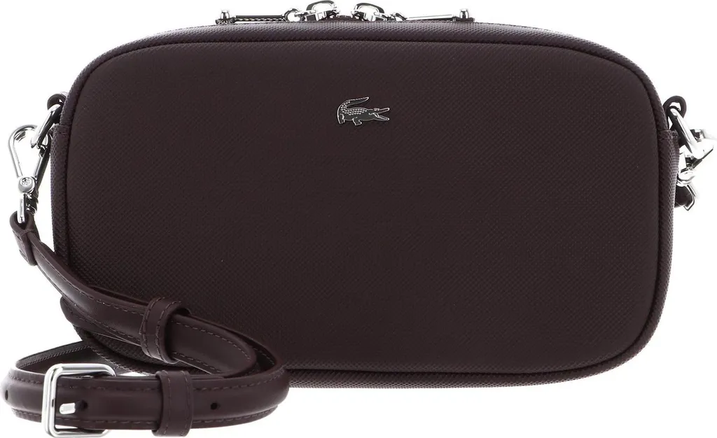 Petit sac bandoulière Daily City Lacoste - Besace violette pour femme
