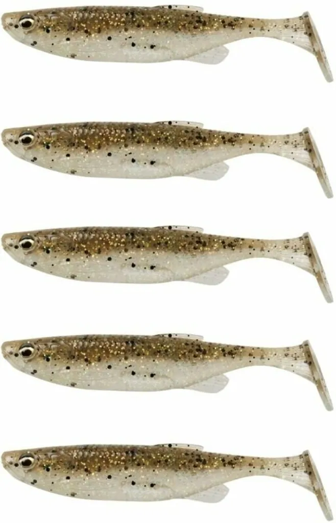 Leurre Savage Gear Fat Minnow T-Tail 9cm Holo Baitfish à queue vibrante
