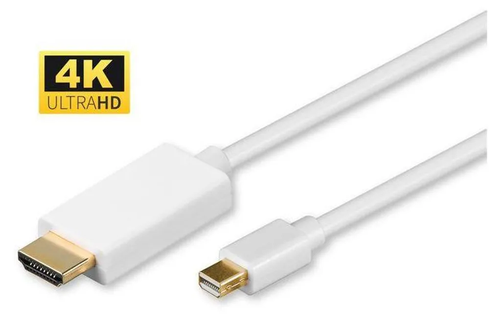 Connecter un Laptop au Moniteur HDMI : Adaptateur Mini DisplayPort 4K