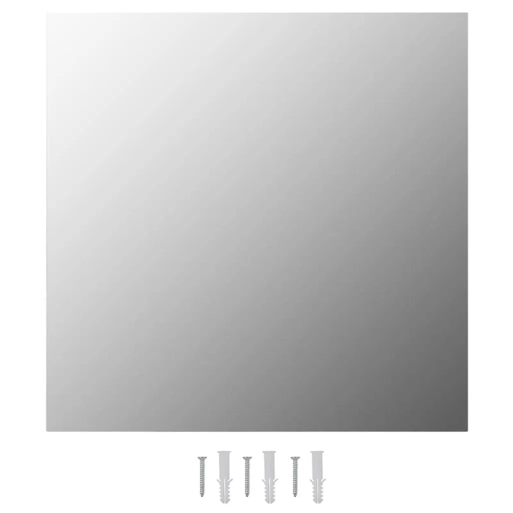 Specchio da Parete 2 Pz 40x40 cm Vetro - Prezzo Imbattibile Online