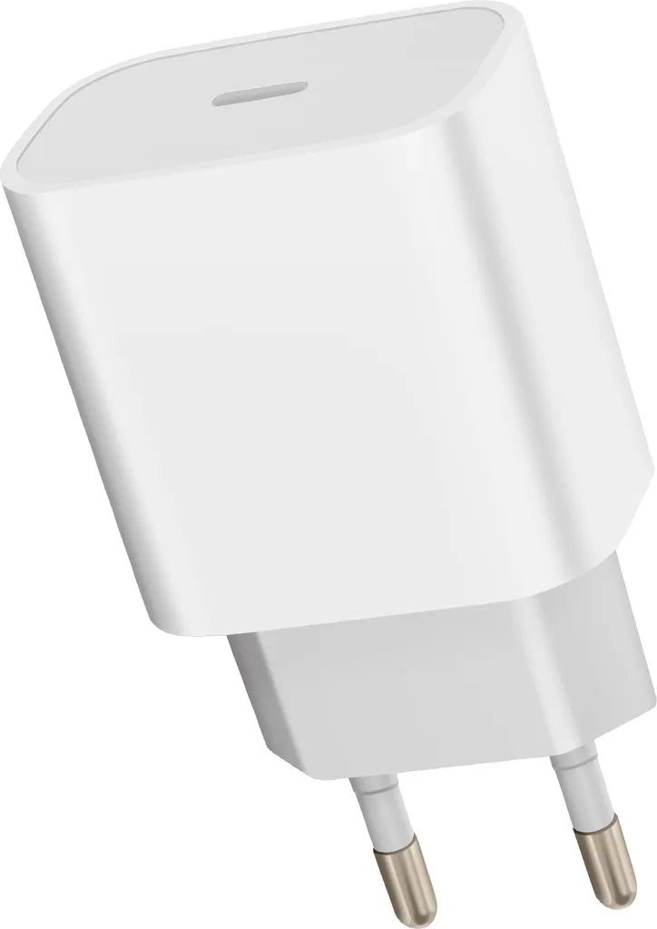 Inkax, caricatore da parete USB-C Power Delivery 20W a ricarica rapida Formato compatto, bianco