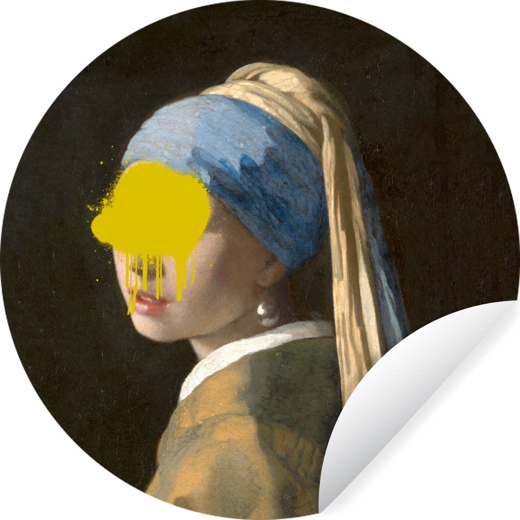 MuchoWow - Wand Kreis - Wand Bild - Foto Tapete - Selbstklebende - Wohnzimmerdekoration - Wand Dekoration - Kinderzimmer