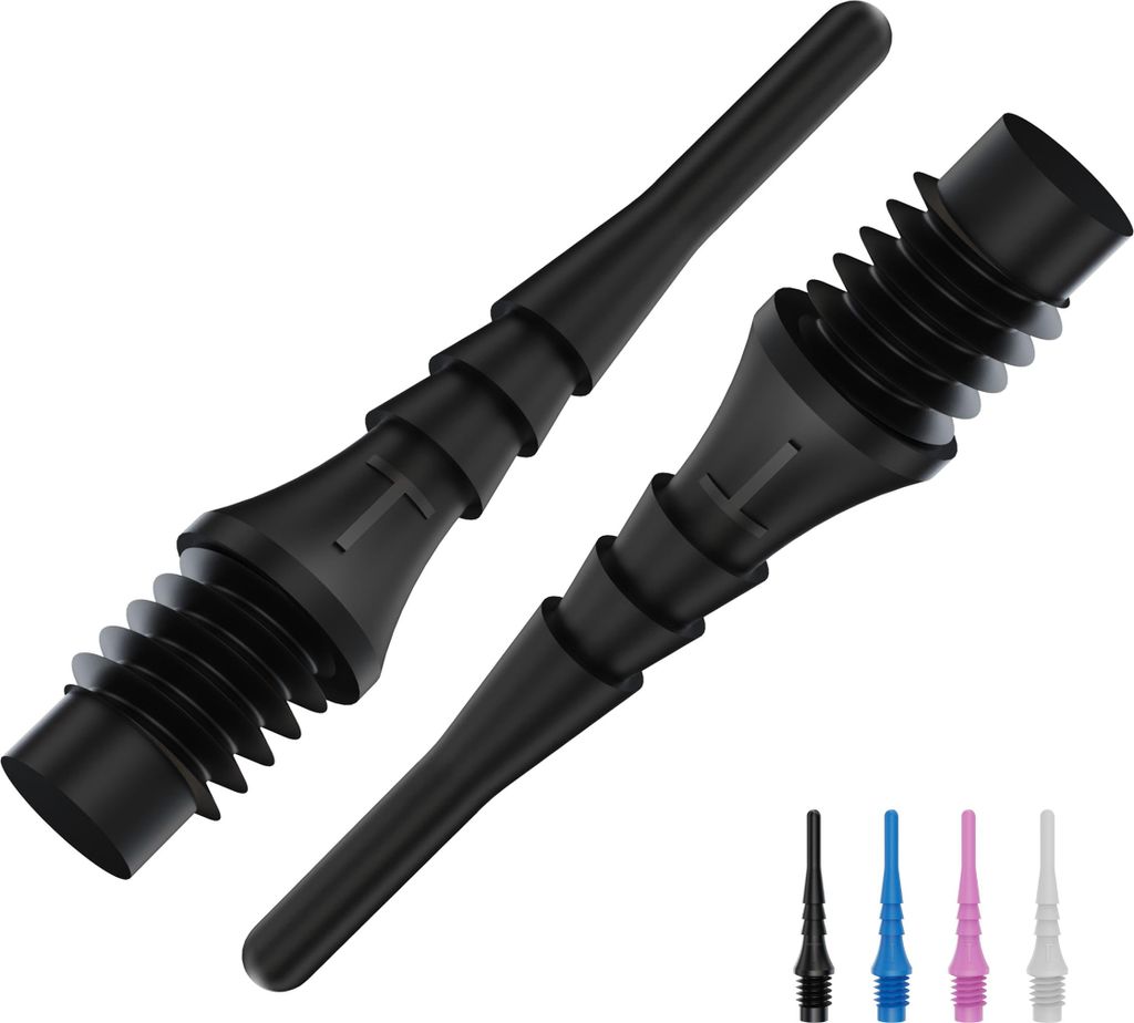 BULL'S Tefo-X Shark Soft Tips 6mm(2BA) - 100/natur -- 1 Stck