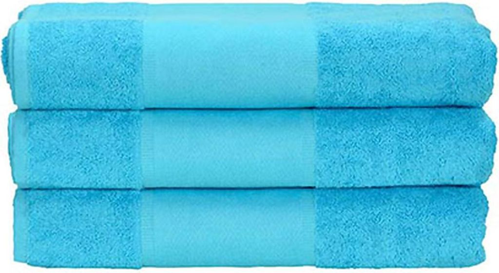 A&R 700.50 | PrintMe Hand Towel / 50 x 100 cm - Farbe: Aqua Blue - Größe: 50 x 100 cm