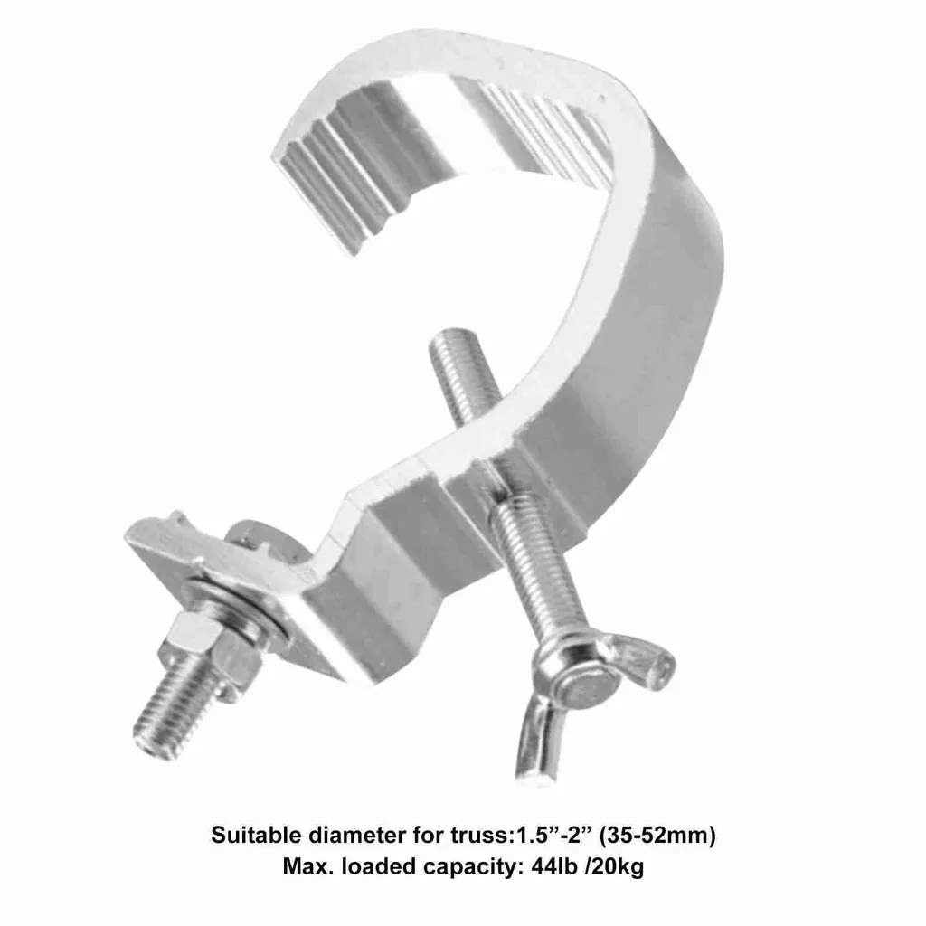 Pince de Fixation pour Pont de Lumière Soirée et Concert - Aluminium x10