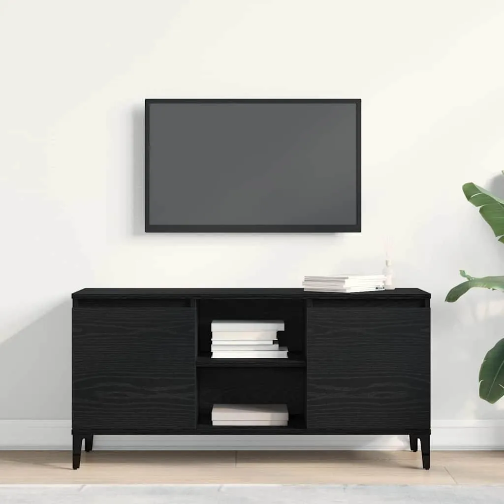 Mobile TV 102x35x50 Maison Exclusive - Rovere Nero Antimacchia - 4