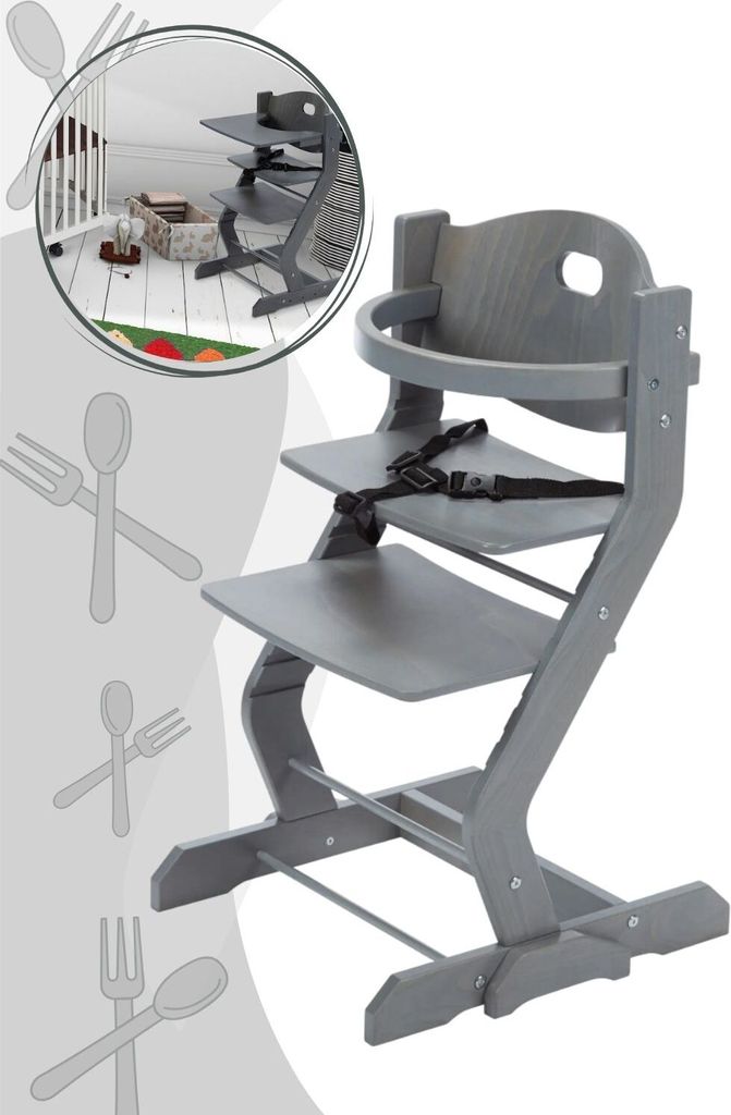 tiSsi® Kinderhochstuhlset mit Grundgestell und Bügel, Produktbild 