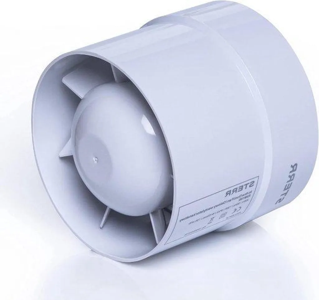 Ventilateur compact 100 mm silencieux et robuste avec moteur renforcé