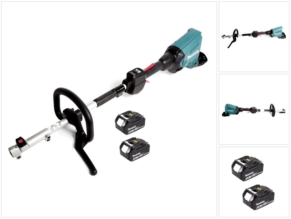 Makita DUX 60 M Akku Multifunktionsantrieb 36V ( 2x 18V ) Brushless + 2x Akku 4,0Ah