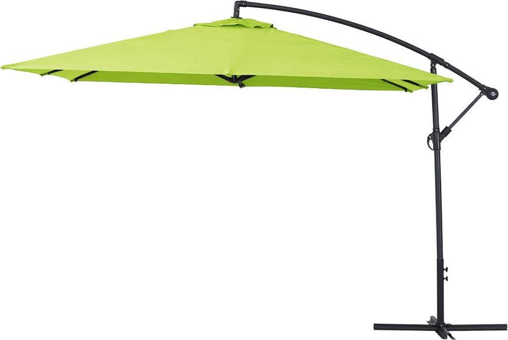 Parasol jardin déporté  Alu "Ilios 3" - Carré - 3 x3 m - Image du produit 