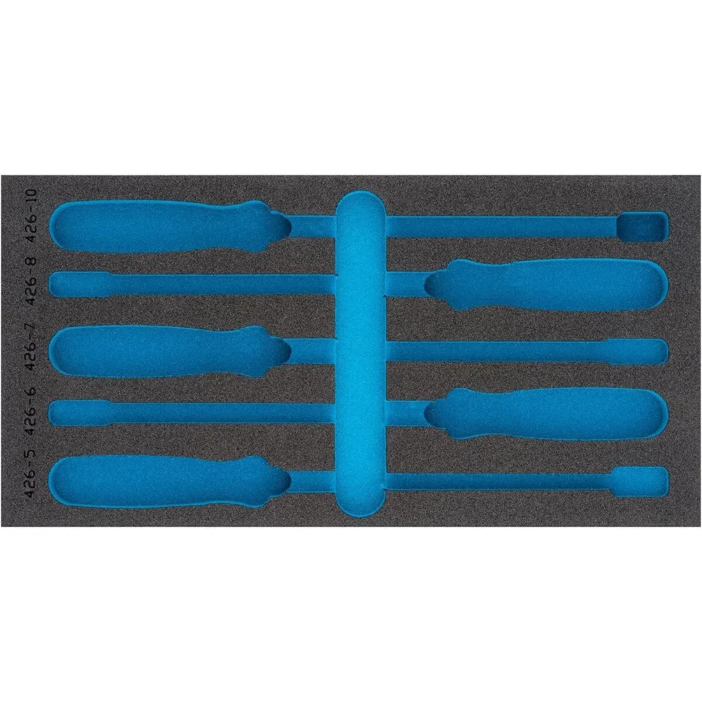 Vassoio in Schiuma Hazet 163-461L - Organizzatore 1/3 per Utensili 2K