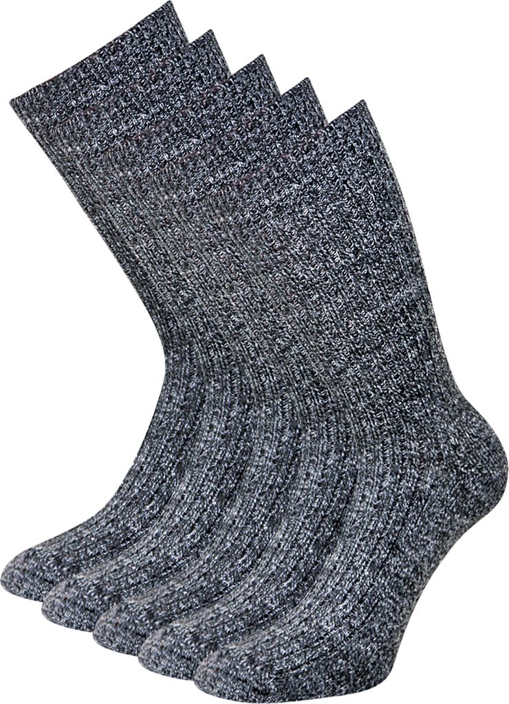 KB Norweger Socken Herren Damen Wollsocken Wintersocken warme Strümpfe 5 Paar 35-38