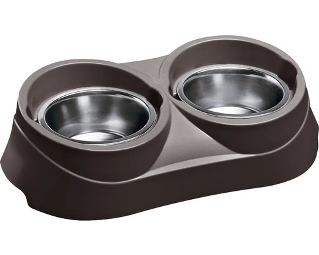 Ferplast Duo Feed 1,7 L Inox : Fini les Gamelles qui Glissent au Sol