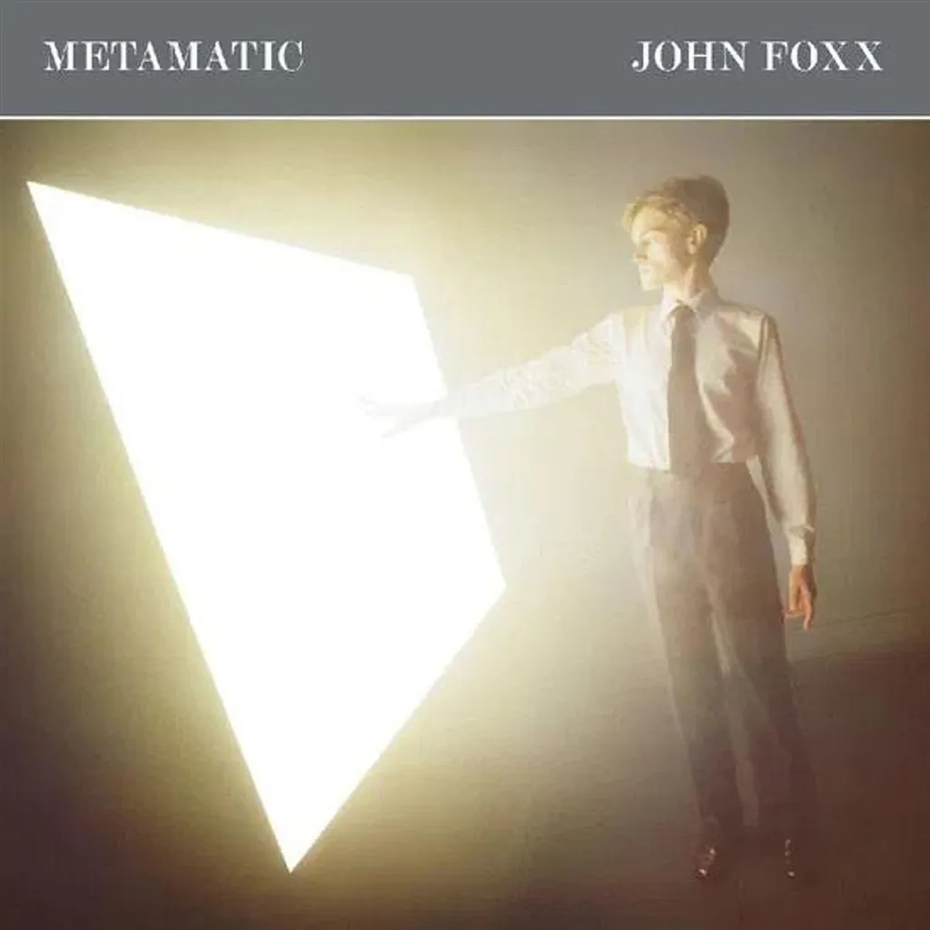 Vinyle Gris John Foxx Metamatic LP Remasterisé Album Électronique Rare