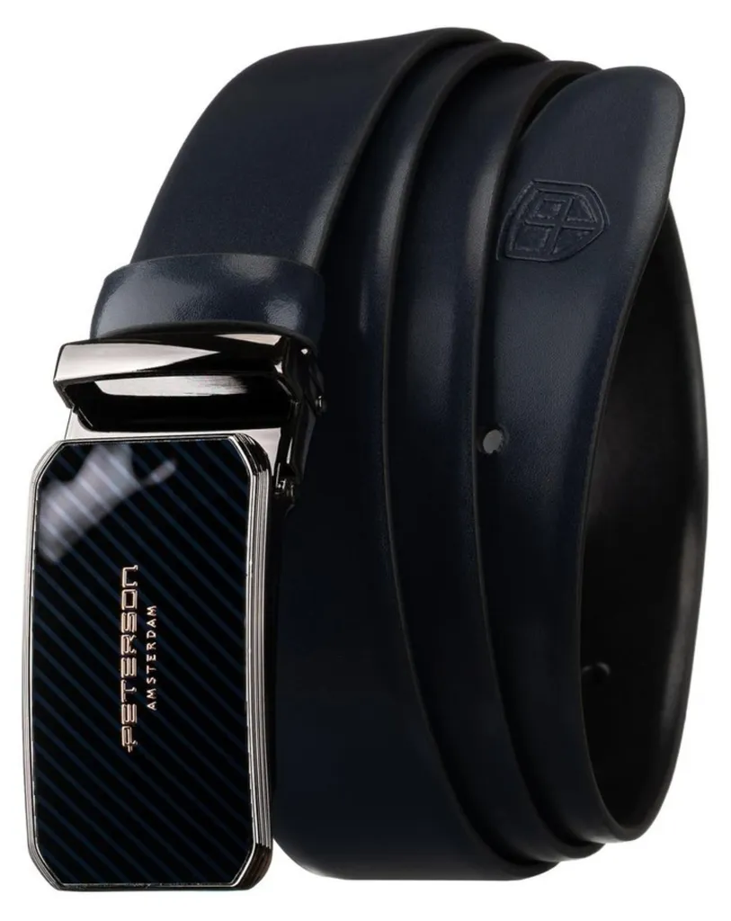 Peterson Rovicky 3114715 ceinture en cuir robuste avec boucle métal