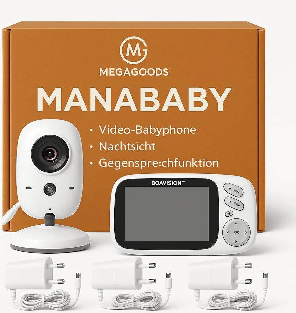 Moniteur Bébé Vidéo VB603 pour Surveiller Sommeil et Température FR